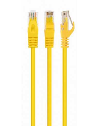 UTP Cat6 Patch cord- 0.25 m- Yellow