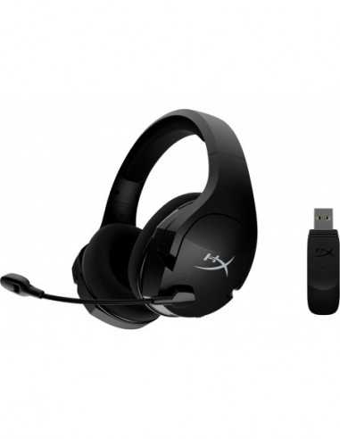 Wireless headset HyperX Cloud Stinger Core- Black- Virtual 7.1 Surround- 90-degree rotating ear cups- Mic built-in- Swivel-to-m
