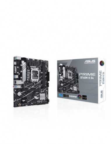 ASUS PRIME B760M-K D4- Socket 1700- Intel B760 (1312th Gen CPU)- Dual 2xDDR4-5333- VGA- HDMI- CPU Intel graphics- 1xPCIe X16 4.0