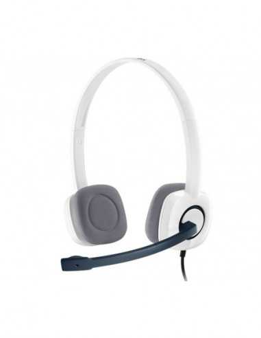 Căști Logitech Logitech Stereo Headset H150 Coconut White- Noise-canceling Microphone- In-line audio controls- Versatile design