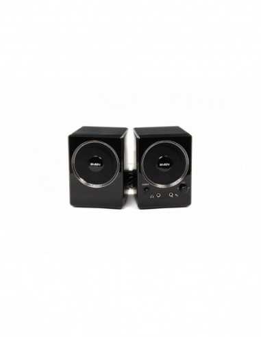 Boxe 2.0 SVEN 247 Black (USB)- 2.0 2x2W RMS- USB power supply- headphone jack- microphone input- 3