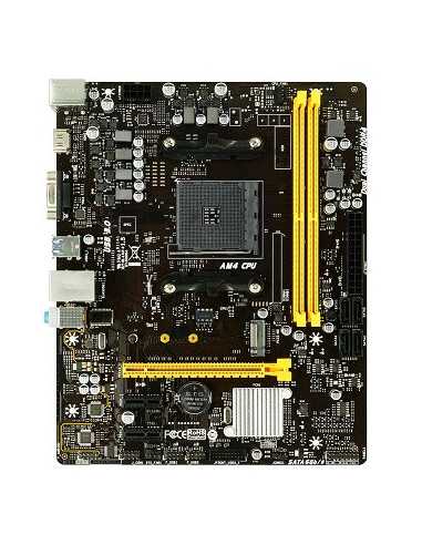 Материнские платы с процессором AM4/AM3/FM2 BIOSTAR B450MH- Socket AM4- AMD B450- Dual 2xDDR4-3200- APU AMD graphics- VGA- HDMI-