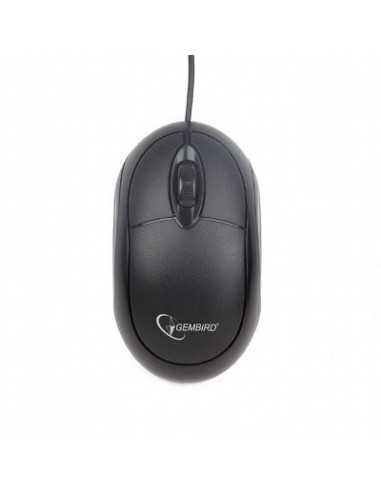 Игровые мыши GMB Gembird MUS-U-01- Optical Mouse- 1000dpi- USB- Black