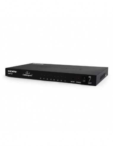 HDMI splitter Splitter HDMI 8 ports-Cablexpert-DSP-8PH4-03- HDMI splitter- 8 ports- 1 input- 4 output HDMI receptacles- 19 pin (