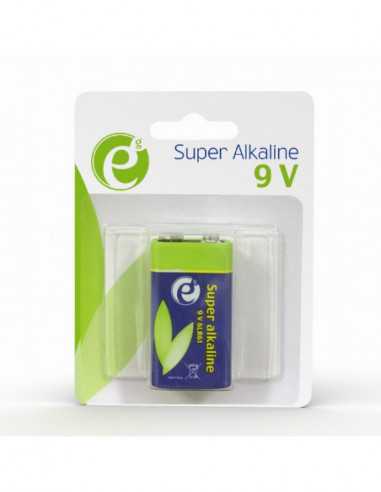 Baterii AA, AAA - alcaline Gembird Alcaline 9V 6LR61 1pcs- 500mA - High performance and long lifetime