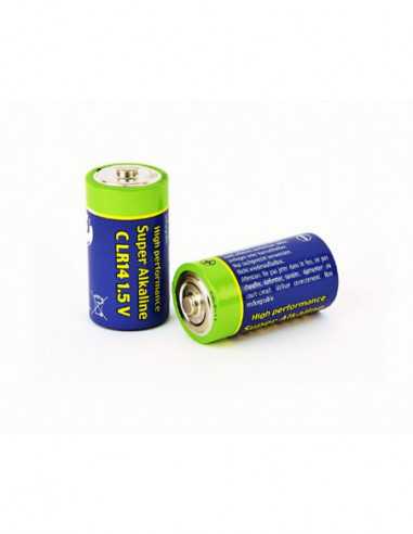 Батарейки AA, AAA - щелочные Gembird Alcaline Battery C-cell LR14 1.5V- 2pcs- High performance and long lifetime