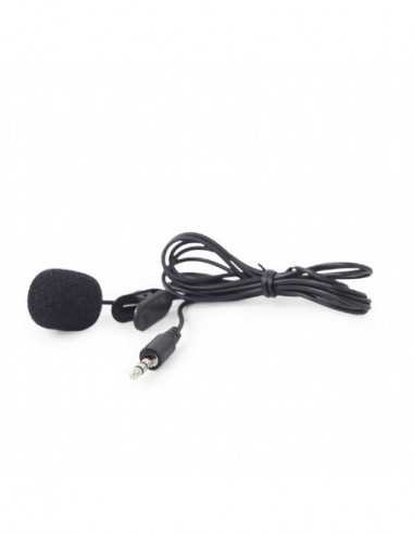 Microfoane PC Gembird MIC-C-01 Clip-on 3.5 mm microphone- black