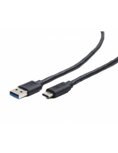 Кабели USB, периферия Cable USB3.0Type-C-1m-Cablexpert CCP-USB3-AMCM-1M- 1m- USB3.0 (male) to Type-C (male)- Black