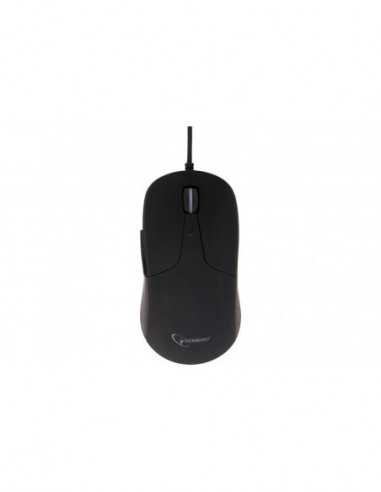 Игровые мыши GMB Gembird MUS-UL-01- Illuminated Optical Mouse- 2400dpi- 6-button- Rubber- USB- Black