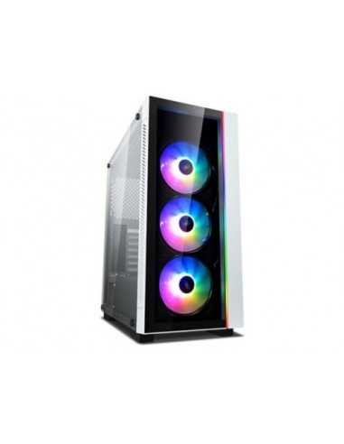 Carcase Deepcool DEEPCOOL MATREXX 55 V3 ADD-RGB WH 3F ATX Case- with Side-Window (full sized 4mm thickness)- Tempered Glass Side
