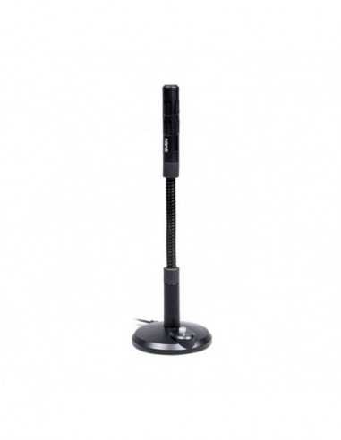 Микрофоны для ПК SVEN MK-495- Microphone- Desktop- Onoff switch button- Flexible stand for rotation at any angle- Black