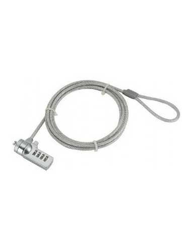 Соединение и подключение Gembird LK-CL-01 Cable lock for notebooks (4-digit combination)- 4 mm steel cable