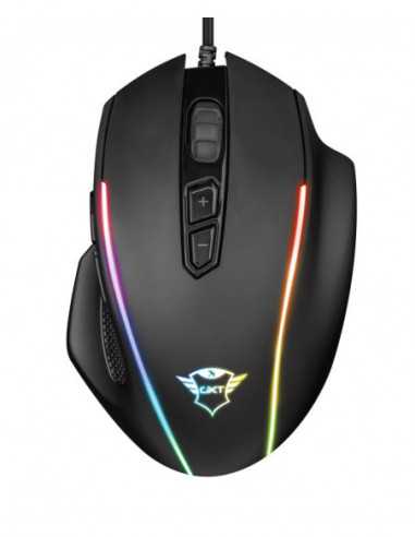 Мыши Trust Trust Gaming GXT 165 Celox RGB Mouse- 200-10000 dpi- 8 Programmable button- RGB lighting- Adjustable weight- 1-8 m US