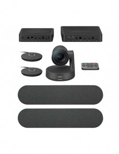 Sistem de videoconferință Logitech Video Conferencing System Rally PLUS Ultra-HD- 4K (2160p 30fps)- Total Room Coverage 260h x 1
