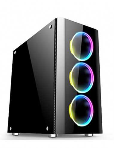 Carcase XILENCE XILENCE XG115 (X502) Xilent Blade ATX Case- with Side-Window- Tempered Glass Side- without PSU- A-RGB FAN contro