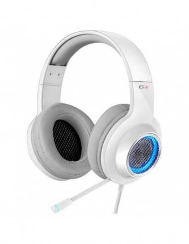 Căști Edifier Edifier G4 White Gaming On-ear headphones with microphone- 7.1 - Vibration for a more immersive experience- Built-