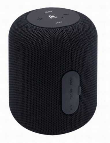 Boxe portabile Gembird Gembird SPK-BT-15-BK- Bluetooth Portable Speaker- 5W RMS- Bluetooth v.5.1- Built-in microphone- microSD-