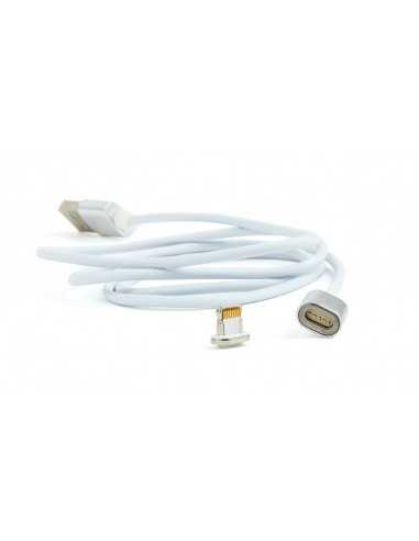 Кабели USB, периферия Cable 8-pin 1m-CC-USB2-AMLMM-1M- Magnetic USB 2.0 to 8-pin male connector cable- silver- 1 m