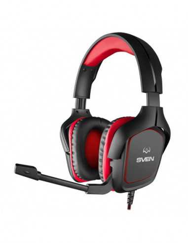 Căști SVEN SVEN AP-G333MV- Gaming Headphones with microphone- 3.5mm (4 pin) or 23.5 mm (3 pin) stereo mini-jack- Fabric cable 2.
