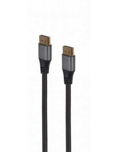 Видеокабели HDMI / VGA / DVI / DP Cable DP-1.8m-Cablexpert CC-DP8K-6- DisplayPort cable- 8K premium series- 1.8 m