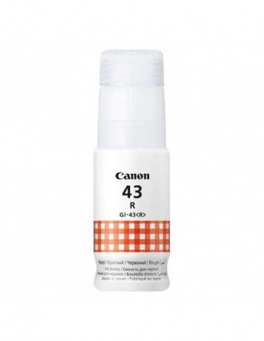 Cartuș de cerneală Canon Ink Bottle Canon INK GI-43 R (4716C001)- Red- 60ml for Canon Pixma G640540- 8000 pages.