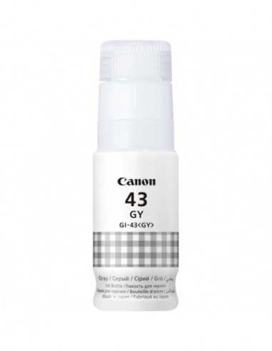 Cartuș de cerneală Canon Ink Bottle Canon INK GI-43 GY (4707C001)- Gray- 60ml for Canon Pixma G640540- 8000 pages.
