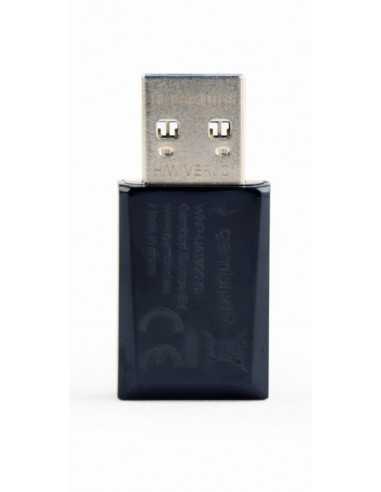 Adaptoare fără fir PCI, USB Gembird WNP-UA1300-02- Compact dual-band AC1300 USB 3.0 Wi-Fi adapter- RF band: 2.4 GHz 5 GHz- speed