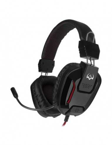 Căști SVEN SVEN AP-G555MV- Gaming Headphones with microphone- 23.5 mm (3 pin) stereo mini-jack- Non-tangling cable with fabric b