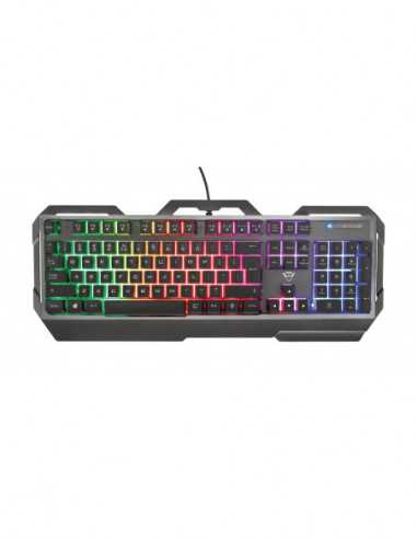Клавиатуры Trust Trust Gaming GXT 856 TORAC- SGaming keyboard with metal top plate and multicolour illumination Backlight (RGB)-