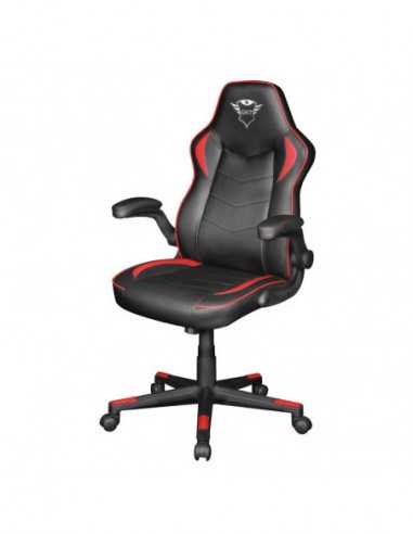 Scaune și mese pentru jocuri Trust Trust Gaming Chair GXT 704 RAVY-BlackRed- Fully adjustable gaming chair with a strong frame a