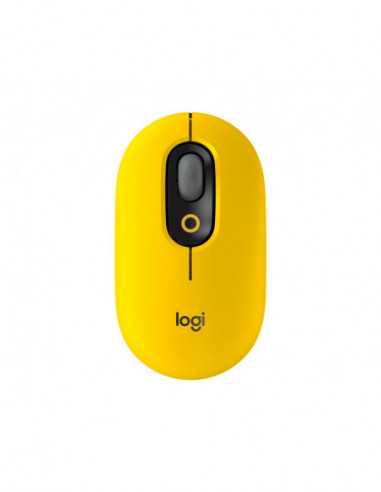Мыши Logitech Logitech POP Mouse Wireless Mouse with Customizable Emoji- Multi-device- SilentTouch- SmartWheel- 2 Programmable b