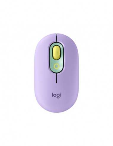 Мыши Logitech Logitech POP Mouse Wireless Mouse with Customizable Emoji- Multi-device- SilentTouch- SmartWheel- 2 Programmable b