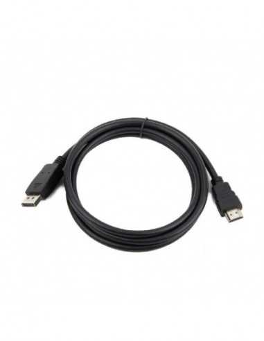 Видеокабели HDMI / VGA / DVI / DP Cable DP-HDMI -3m-Cablexpert CC-DP-HDMI-3M- 3m- HDMI type A (male) only to DP (male) cable- (c