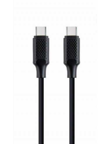 Cabluri USB, periferice Cable Type-C to Type-C-1.5 m-Cablexpert CC-USB2-CMCM100-1.5M- 100 W Type-C Power Delivery (PD) charging