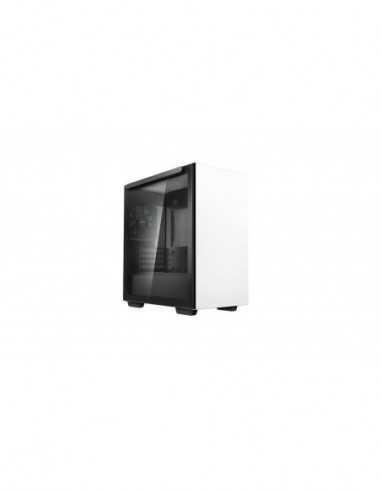 Корпуса Deepcool DEEPCOOL MACUBE 110 WH Micro-ATX Case- with Side-Window (Tempered Glass Side Panel) Magnetic- without PSU- Tool