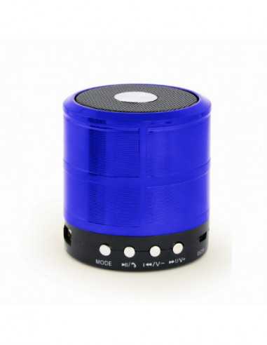 Портативные колонки Gembird Gembird SPK-BT-08-B- Bluetooth Portable Speaker- 3W (1x3W) RMS- Bluetooth v.2.1+EDR- built-in Li-Pol