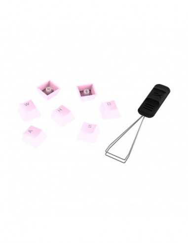 Клавиатуры HyperX HYPERX Keycaps Full key Set-PBT- Pink- RU- Designed to enhance RGB lighting- 104 Key Set- Made of durable doub