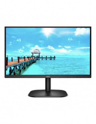 Monitoare LCD 24 inch 23.8 AOC VA LED 24B2XHM2 Black Borderless (4ms- 3000:1- 250cd- 1920x1080- 178178- VGA- HDMI- Audio Line-ou