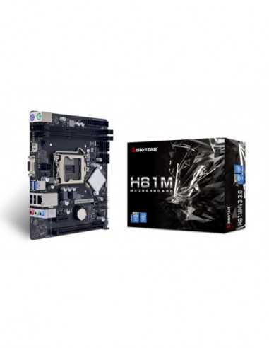 Материнские платы с процессором 1150 BIOSTAR H81MHV3 3.0- Socket 1150- Intel H81- Dual 2xDDR3-1600- CPU Intel graphics-VGA- HDMI