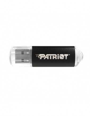 Unități flash USB 64GB USB2.0 Patriot Xporter Pulse Black- Aluminum housing- Portable and light weight- (Read 18 MBytes- Write 1