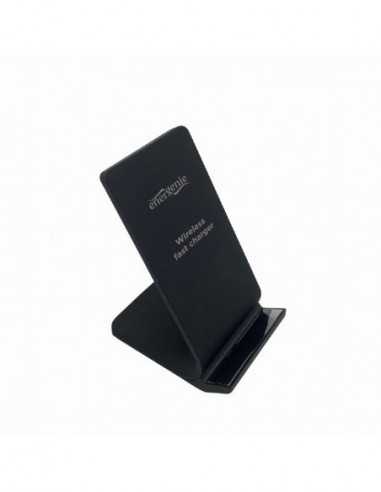 Încărcătoare fără fir Wireless Charger Gembird phone charger stand- 10 W- black color