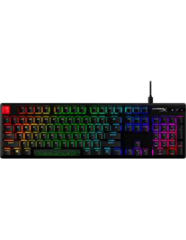 Tastaturi HyperX HYPERX Alloy Origins PBT Mechanical Gaming Keyboard (RU)- HyperX Red-Linear key switch- High-quality- Durable P