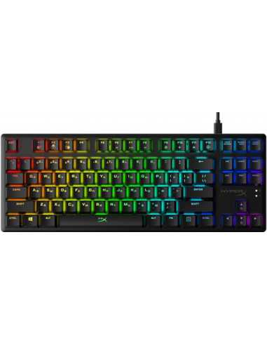 Клавиатуры HyperX HYPERX Alloy Origins Core RGB Mechanical Gaming Keyboard (RU)- Black- HyperX Blue key switch Backlight (RGB)- 