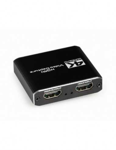 Adaptoare Adapter USB HDMI grabber- 4K- pass-through HDMI- excellent for gamers to share the play
