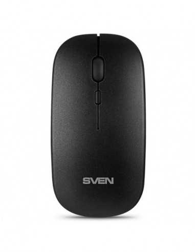 Мыши SVEN SVEN RX-565SW- Optical Mouse- rechargeable battery 400 mAh- 1600 dpi- USB- silent black