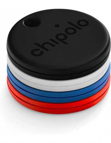 Гаджеты CHIPOLO ONE- 4Pack- Black- Blue- White- Red (For keys backpack bag- Use the Chipolo app to ring your misplaced item or d