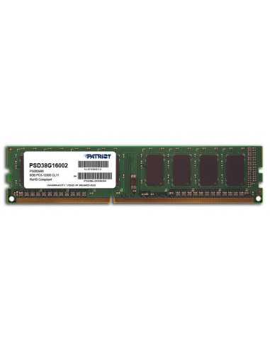 DIMM DDR3 SDRAM 4GB DDR3-1600 PATRIOT Signature Line- PC12800- CL11- 2Rank- Double-sided Module- 1.5V
