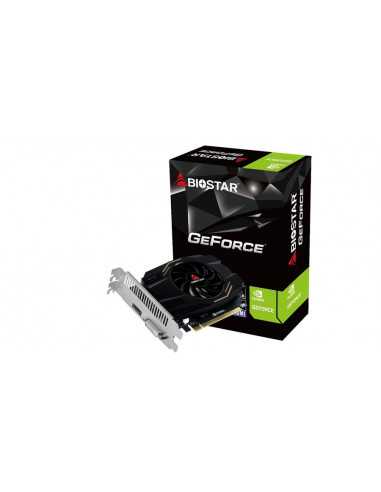 Видеокарты BIOSTAR BIOSTAR GeForce GT1030 4GB GDDR4- 64bit- 13802000Mhz- CUDA: 384 processing- PCI-E 4.0 x16- 1xDVI- 1xHDMI- Sin