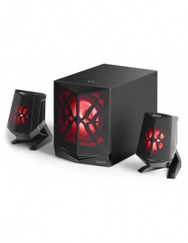Boxe 2.1 Edifier X230 Black- 2.1 Multimedia Speaker 28W (14W+ 2x7W) RMS- sub.wooden- (sub.4 + satl.2.75)- Bluetooth v4.2- 6 LED