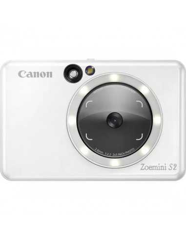 Сублимационные принтеры Printer Canon Zoemini 2 ZOEMINI S2 ZV223 Pearl White- Compact Photo 8MP- Ink-free 314x600- Wi-Fi- Blueto